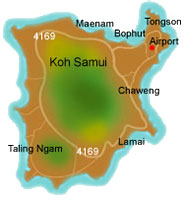 Koh Samui Map